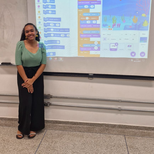 Isabely com Scratch